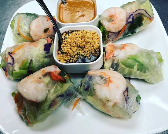 Order Summer Rolls Shrimps (3 Rolls) food online from Curry & Noodles House store, Simi Valley on bringmethat.com