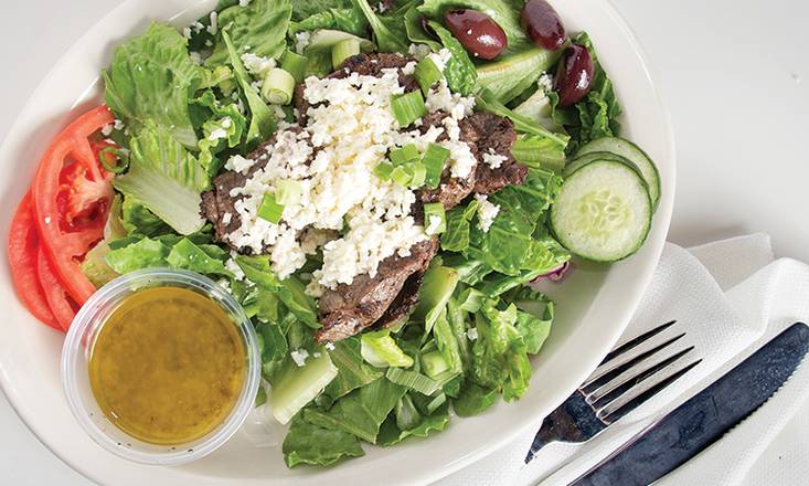 Order Lamb Salad food online from Aladdin's Eatery store, Pittsburgh on bringmethat.com