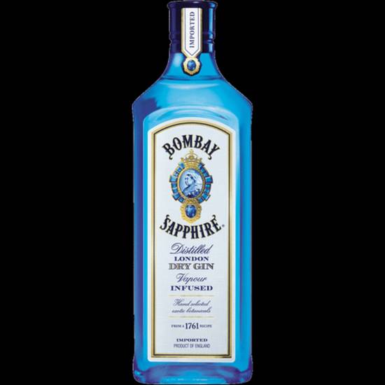 Order Bombay Sapphire Gin 750ml 47%ABV food online from Princess Liquors store, Port Saint Lucie on bringmethat.com