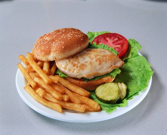 Order Grilled Chicken Breast Combo food online from Fryn' Pan store, Fargo on bringmethat.com