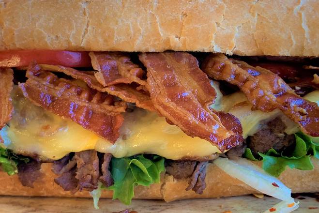 Order Large The Fat Daddy Cheesesteak food online from Jack Subs Pizza store, Frederick on bringmethat.com