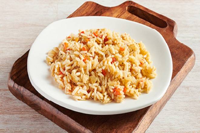 Order Seasoned Rice Platter food online from Aussie Grill store, San Diego on bringmethat.com