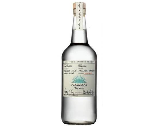 Order Casamigos Blanco, 750mL tequila (40.0% ABV) food online from Golden Ox Liquors store, Saint Augustine on bringmethat.com