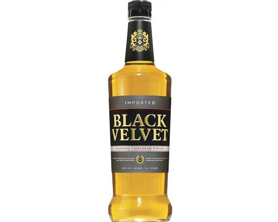 Order Black Velvet, 750mL whiskey (40.0% ABV) food online from Xtra Liquors & Wines store, WEST MIAMI on bringmethat.com