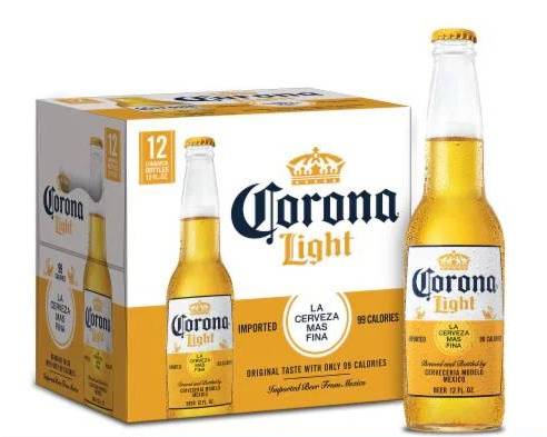 Order Corona Light, 12pk-12oz bottle beer (4.1% ABV) food online from Woodbury Wine & Spirits store, ORLANDO on bringmethat.com