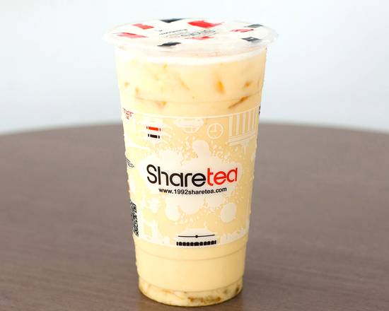 Mango Green Milk Tea