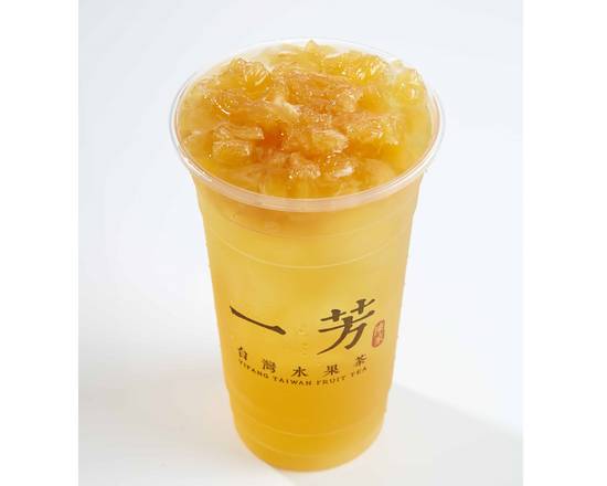 Order Pineapple Green Tea / 金鑽鳳梨綠 food online from Yifang Taiwan Fruit Tea store, SF on bringmethat.com