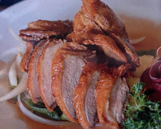 Order Five Spice Duck food online from The Blue Elephant Restaurant store, Saint Louis on bringmethat.com