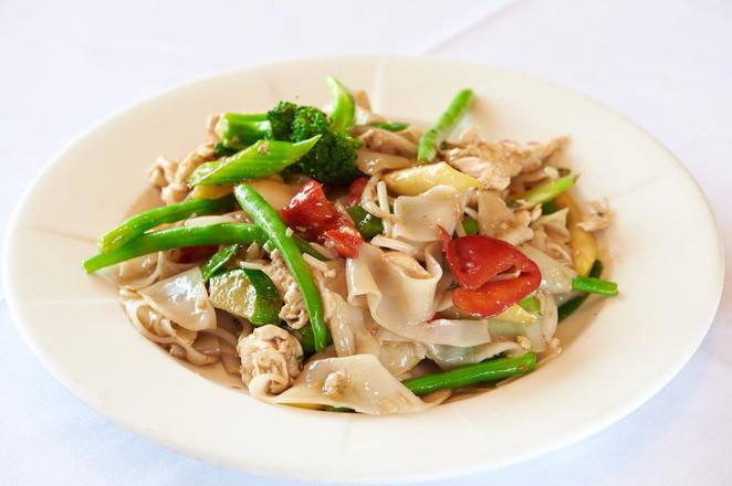 Order Stir Fried Flat Rice Noodles food online from Noodle Stix store, Cambridge on bringmethat.com