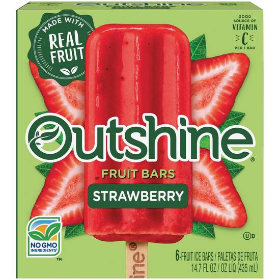Order Outshine Fruit Bars, Strawberry, 6 CT food online from Cvs store, LINCOLN on bringmethat.com