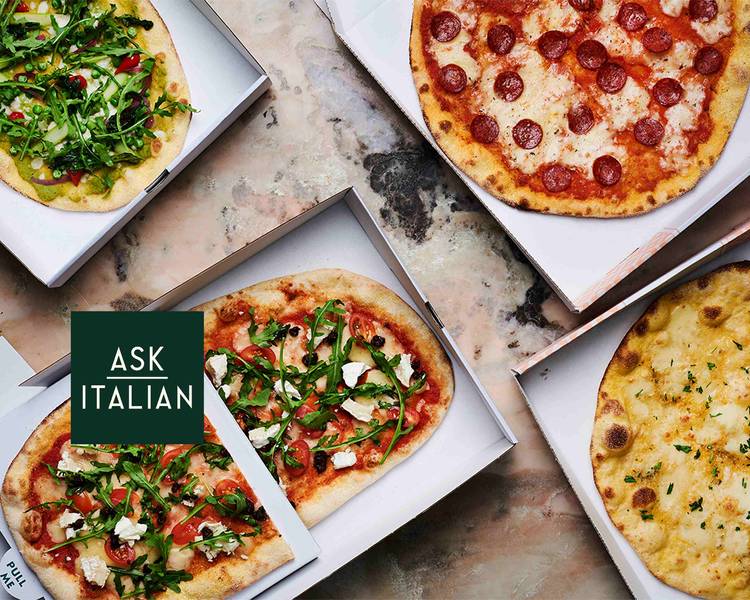 Ask Italian (Brighton) Menu Takeaway in Brighton and Hove Delivery