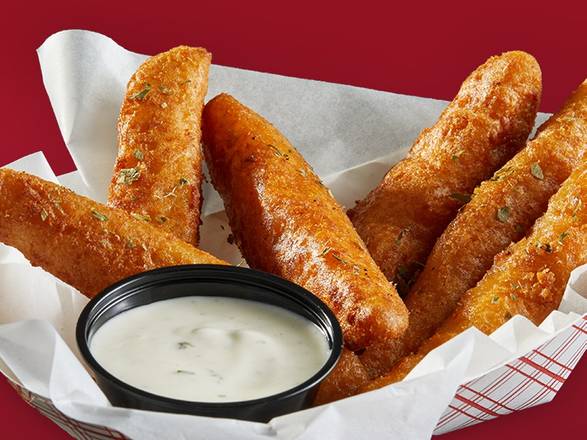 Order Spicy Batter-Dipped Pub Pickles food online from Primanti Bros store, Morgantown on bringmethat.com