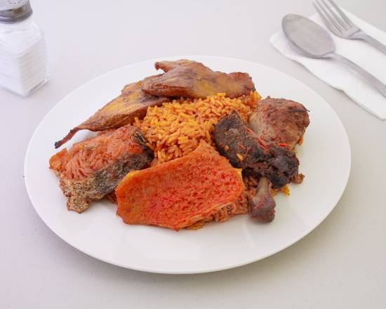 Order Jollof Rice food online from Lagos Kitchen store, San Diego on bringmethat.com