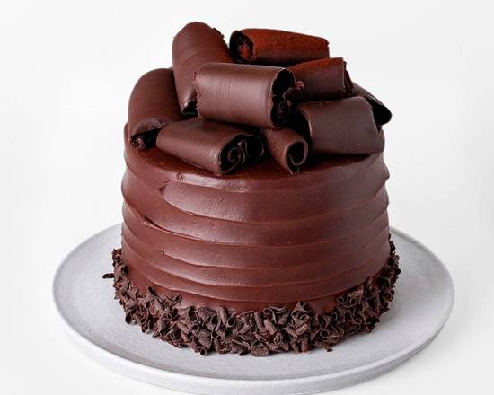 Order 6" Dark Chocolate Cake food online from Sweet Lady Jane Bakery store, Santa Monica on bringmethat.com
