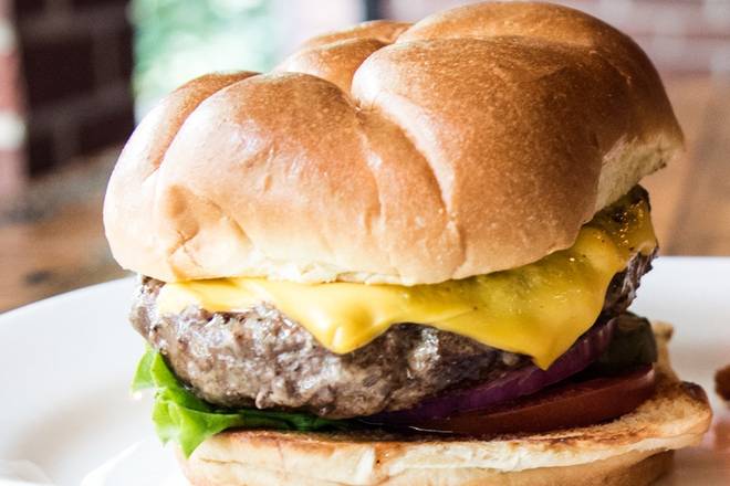 Order The Varsity Cheeseburger* food online from Carolina Ale House store, Jacksonville on bringmethat.com