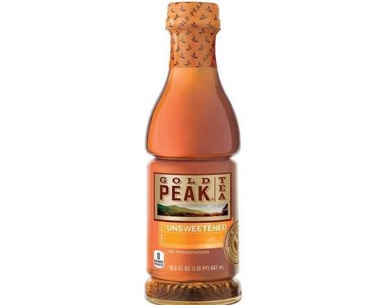 Order Gold Peak Tea Unsweetened  food online from Donut Tacos Palace store, Austin on bringmethat.com