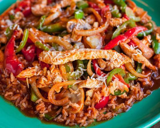 Order Arroz con Pollo food online from La Palmera store, seattle on bringmethat.com