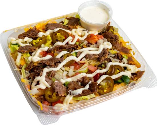 Order Loaded Steak Fries food online from Kabob Coney Island store, Oak Park on bringmethat.com