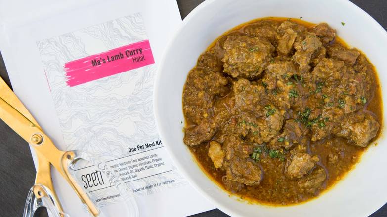 Order Ma's Lamb Curry Meal Kit food online from Seeti store, San Francisco on bringmethat.com