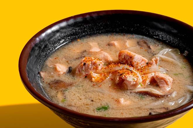 Order SALMON MISO SOUP food online from Moshi Moshi store, Miami on bringmethat.com