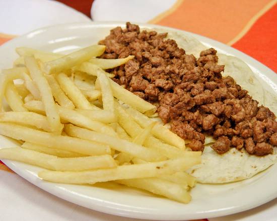 Order Beef Taco kid Combo food online from Chihua Restaurant & Bar store, El Paso on bringmethat.com