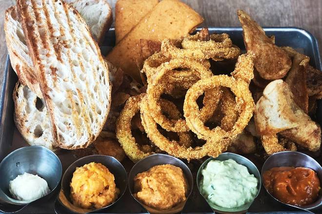 Order Chips, Rings, Crisps, Dips & Ciabatta food online from Founding Farmers Tysons store, Providence on bringmethat.com