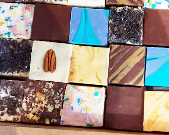 Order Housemade Fudge 24 Pc Mega Assortment food online from Yummi Joy store, Austin on bringmethat.com