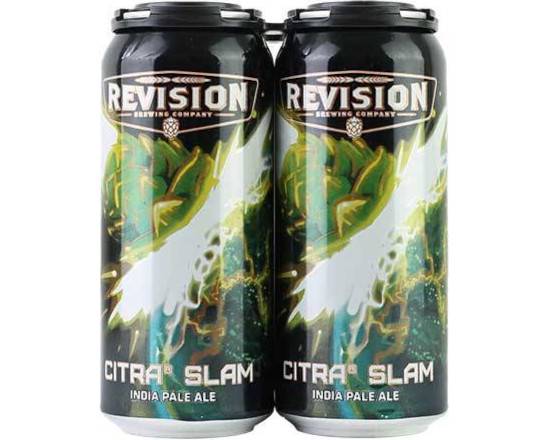 Order Citra Slam Revision Brewing Company 4pk-16oz (7.5% ABV) food online from Silver Liquor Market store, Los Angeles on bringmethat.com