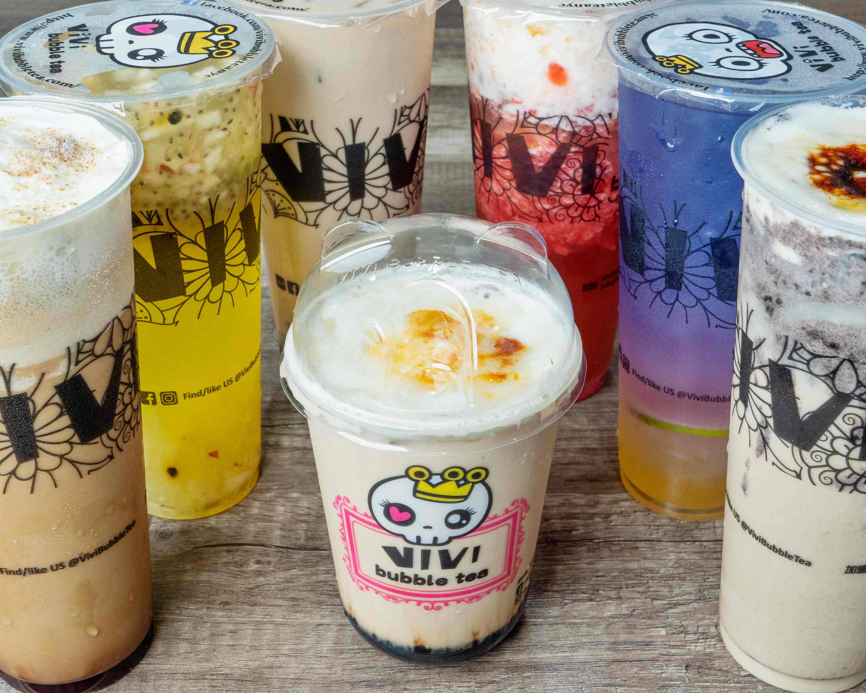 Order VIVI Bubble Tea Delivery Online Baltimore Maryland Menu 