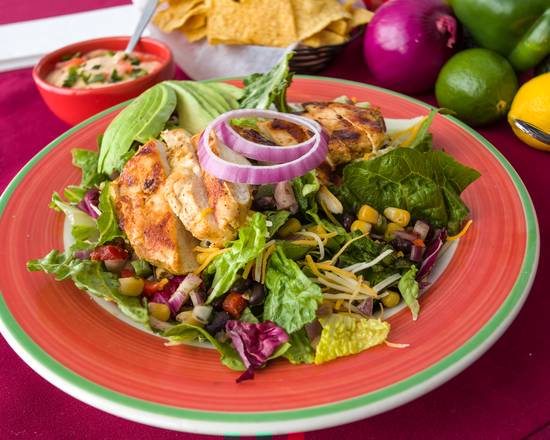 Order Southwest Chicken Salad food online from Paradiso Mexican Restaurant Fargo store, Fargo on bringmethat.com
