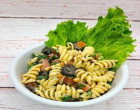 Order Mom’s Pasta Salad food online from Selma Chicago Pizzeria store, Rancho Santa Margarita on bringmethat.com