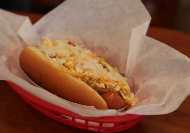 Order Chili Cheese Dog food online from Norm's Famous Charbroiled Hamburgers store, Whittier on bringmethat.com