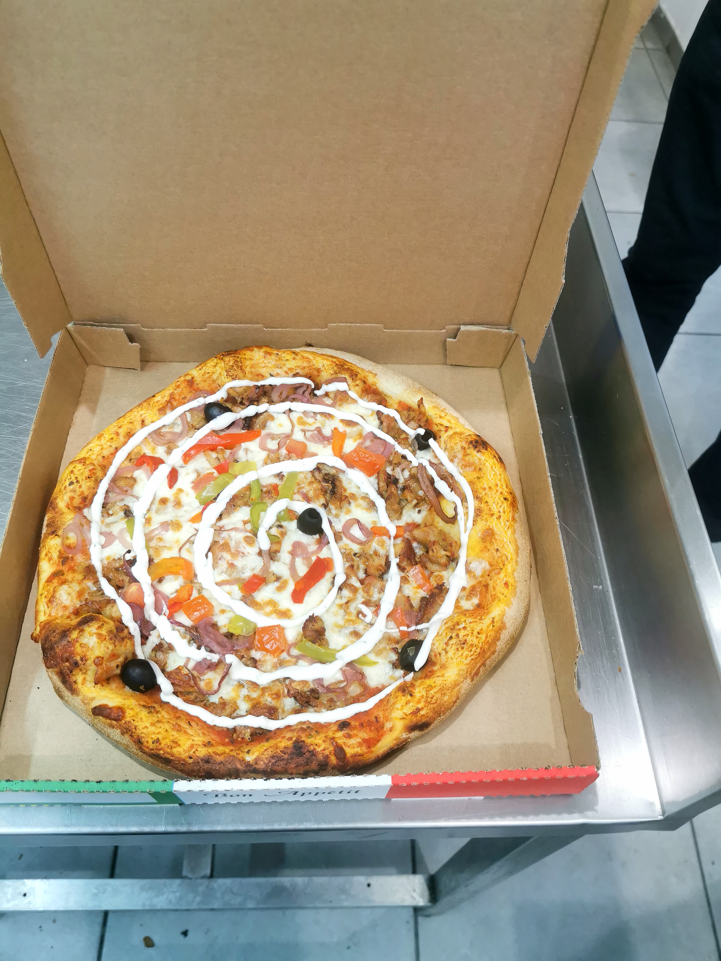 Pizza boisée