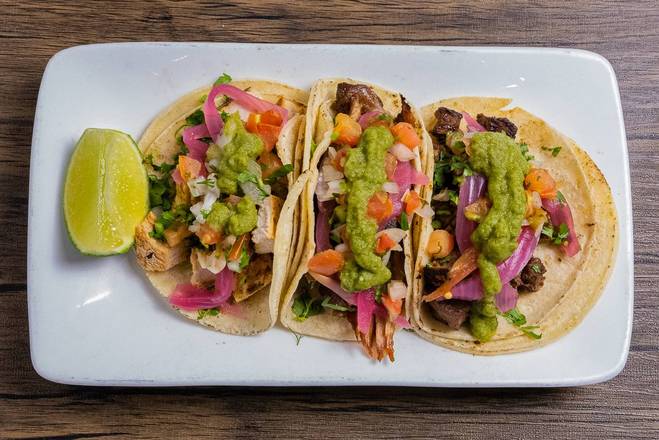Order Vegan Street Tacos food online from 33 Taps store, Los Angeles on bringmethat.com