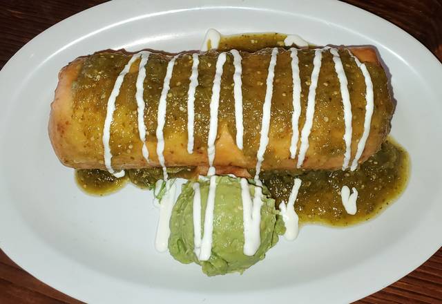 Order Beef Birria Chimichanga food online from La Posada Restaurant & Buffet store, Somerville on bringmethat.com