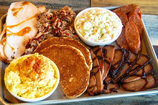 Order Super Sampler (4 Meats) food online from Bar-b-Cutie store, Nashville on bringmethat.com