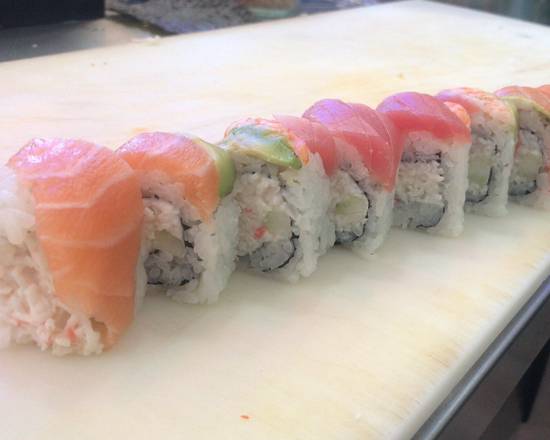 Order Rainbow Rolls food online from Shiro Sushi Teriyaki store, Portland on bringmethat.com