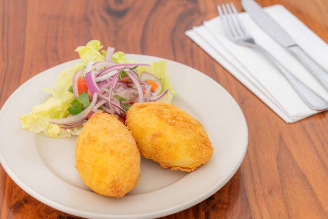 Order Papa Rellena food online from Sabor Peruano store, Rahway on bringmethat.com