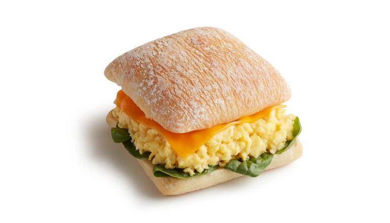 Order Sandwiches & Wraps|Egg, Spinach and Cheddar Ciabatta food online from The Coffee Bean & Tea Leaf store, Seal Beach on bringmethat.com