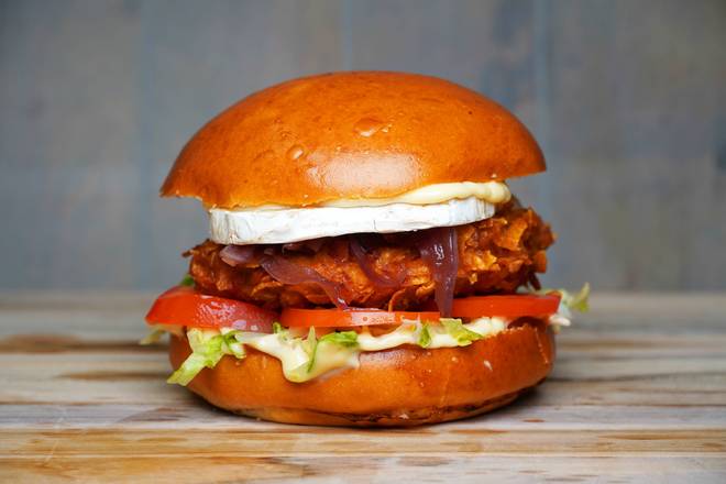 Burger Chèvre miel poulet Seul🍗