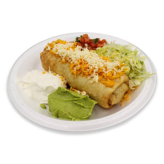 Order Chimichanga Style Burrito food online from Viva Burrito Co. store, Lakewood on bringmethat.com
