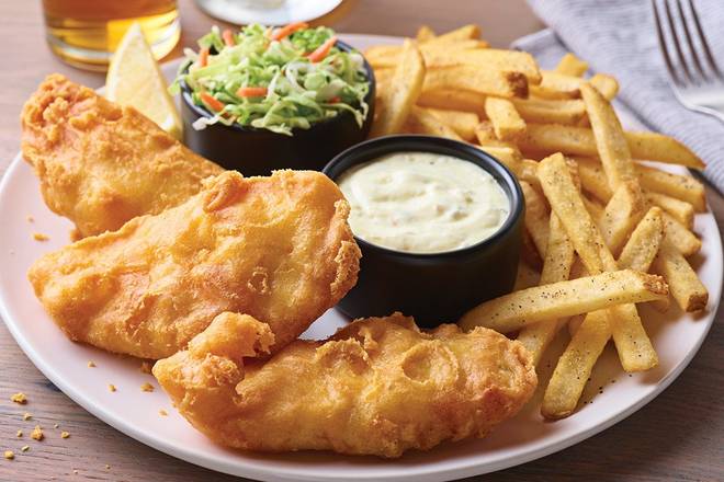 Order Hand-Battered Fish & Chips food online from Applebee store, East Norriton on bringmethat.com
