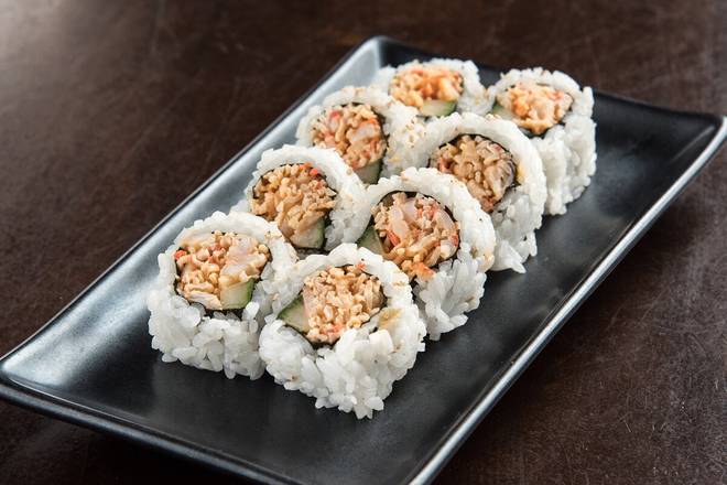 Order SPICY SHRIMP ROLL† food online from Ikura Sushi Lounge store, Coral Gables on bringmethat.com