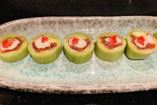 Order Spicy Tuna Naruto food online from Samurai Sushi store, Heathrow on bringmethat.com
