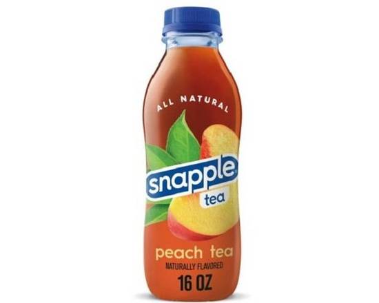 Order Snapple Peach 16 oz bottle food online from Glenrose Liquor & Mini Mart store, Glendale on bringmethat.com