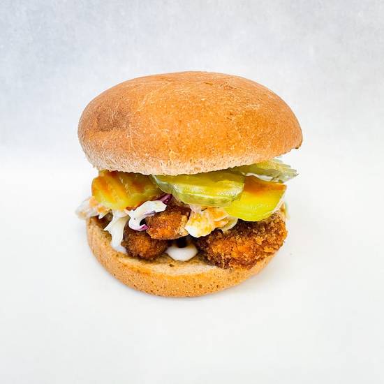 Order Nashville Hot Chik’n Sandwich (Spicy) food online from Down To Earth Organic &Amp; Natural store, Aiea on bringmethat.com