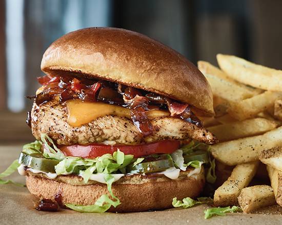 Order Jammin' Grilled Chicken Sandwich food online from Aussie Grill Virtual store, Tampa on bringmethat.com