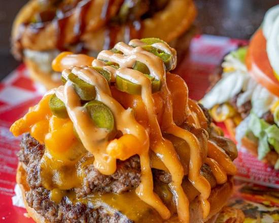 Order Jalapeño Cheese Crunch Burger food online from Beth's Burger Bar - Edgewood store, Edgewood on bringmethat.com