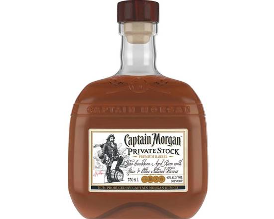 Order Captain Morgan Private stock, 750mL rum (40.0% ABV) food online from Xtra Liquors & Wines store, WEST MIAMI on bringmethat.com