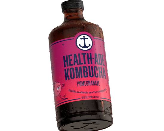 Order Pomegranate Kombucha (Healht-Ade) food online from Organico store, Los Angeles on bringmethat.com